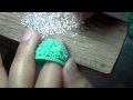 How to set stones on the jewelry wax
