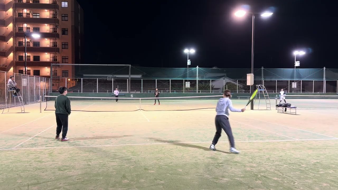 とすてに🎾（テニスベア） 2/28（土）　7試合目　4-1