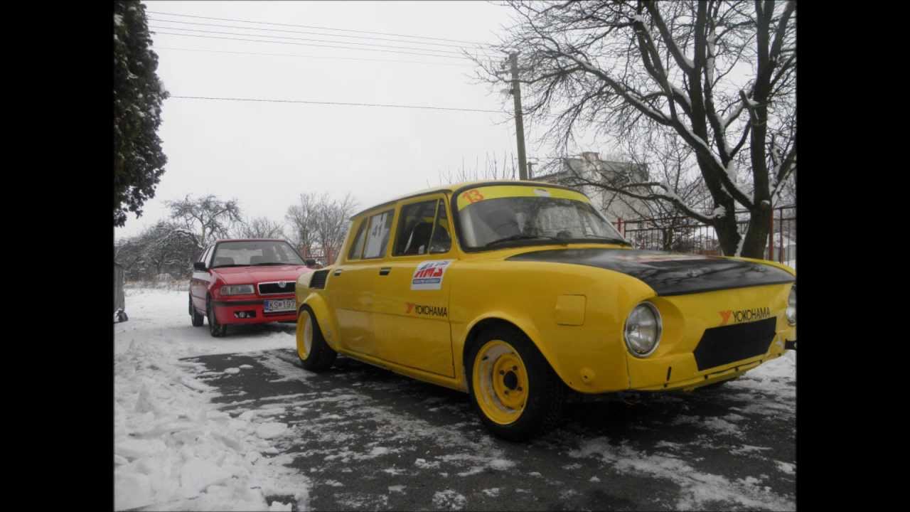 Skoda 100 Rallye Winter drift