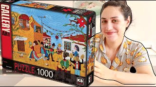 1000 Parçalık Ks Games Ezo Sunal Çizimi Puzzle Yaptım