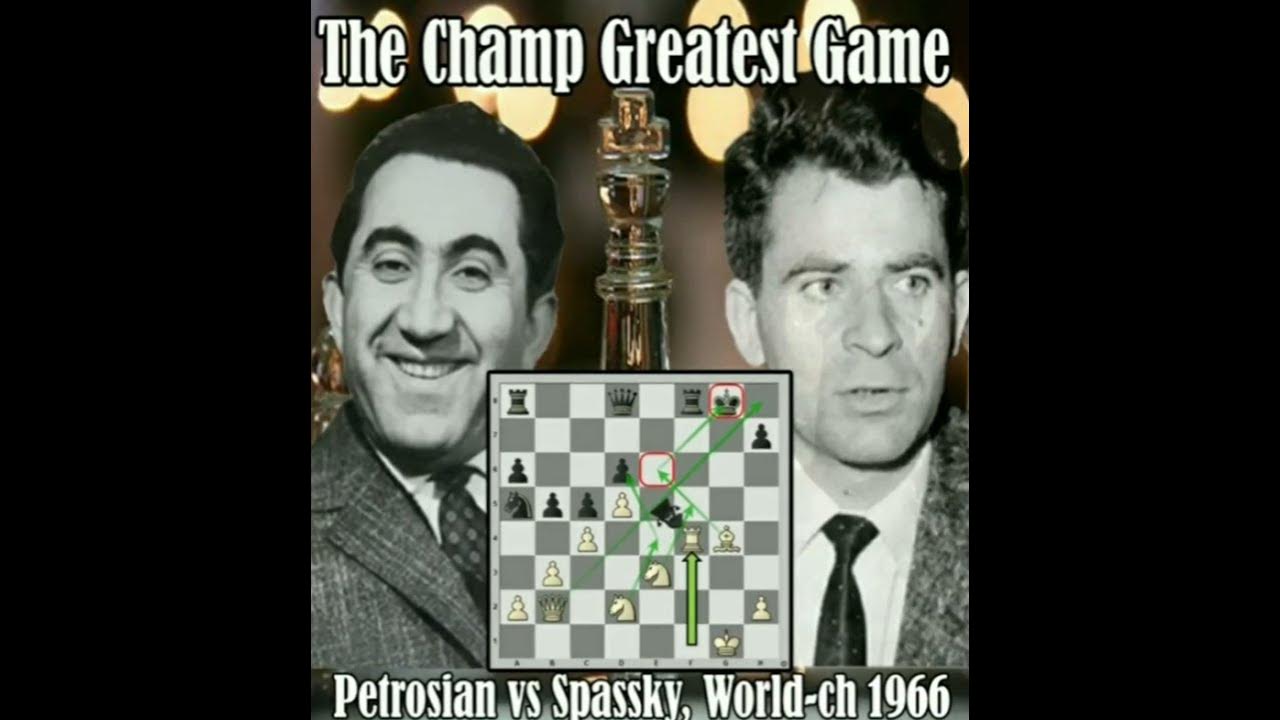 Tigran V Petrosian vs Boris Spassky  World Championship Match (1966) 