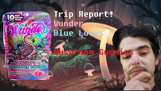 Trip Report Wunder High Potency Blue Lotus Mushroom Gummies Review