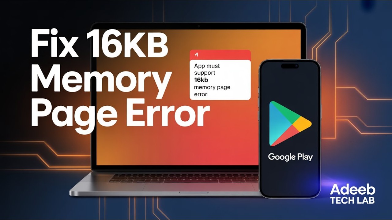 Fix App Must Support 16 KB Memory Page Error | Easy Windows Solution 2025