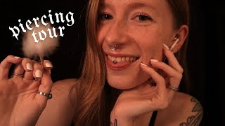 Soft-spoken ASMR | Piercing tour & tracing with the fluffy wand ✨ screenshot 1