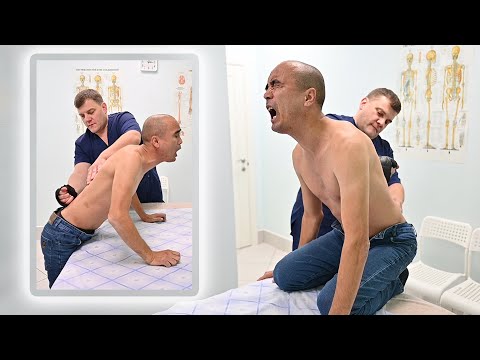 WILD BACK PAIN and HARD TO BREATH. 2 RECEPTIONS. Center them. Yuri Repin. Kostoprav Malitsky Dmitry.