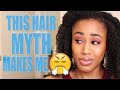 Styling my hair whilst debunking an annoying natural hair MYTH. | Pantene Gold Series Braidout