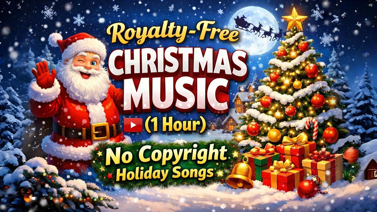 Royalty-Free Christmas Music (1 Hour) 🎅 No Copyright Holiday Songs ...