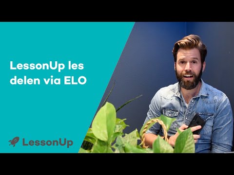 LessonUp les delen via ELO