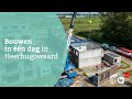 Bouwen in n dag in heerhugowaard twee en drielaags platte fijn wonenwoningen