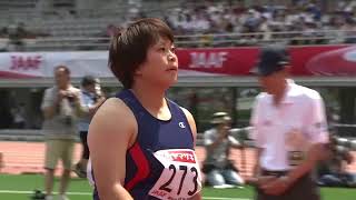 第97回日本陸上競技選手権大会 女子 砲丸投 決勝　1位