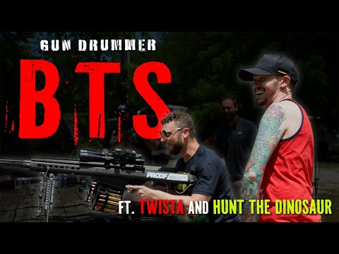 Behind the Scenes - Twista, Gun Drummer and Hunt The Dinosaur causing havoc at the range