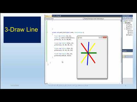 draw line graphics c# - YouTube