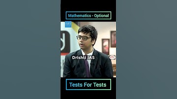 Mathematics Optional | Divyanshu Choudhary | AIR 30 UPSC CSE 2020