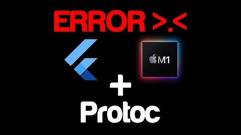Fix protoc problem with M1 chip