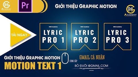 Thả Thính Bài 6 VIDEO QUẢNG CÁO Transition + Graphic Motion Text Nâng Cao