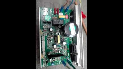 Eway treadmill controller: LED at power on