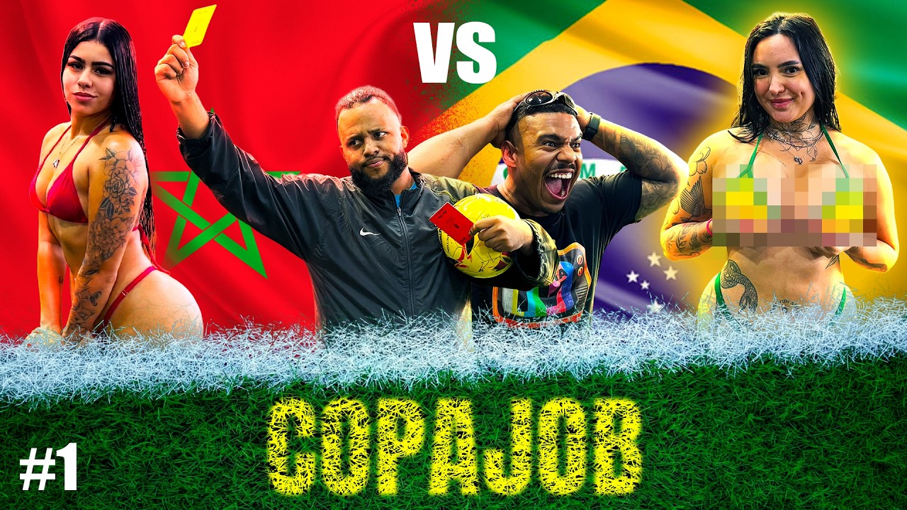 RESENHA TV - CopaJob #1 | Brasil x Marrocos. Ft Pamela Suelen, Amanda Souza & Dickel