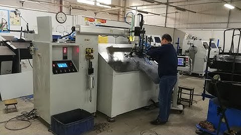 Sample 1 2D CNC wire bending and welding machine