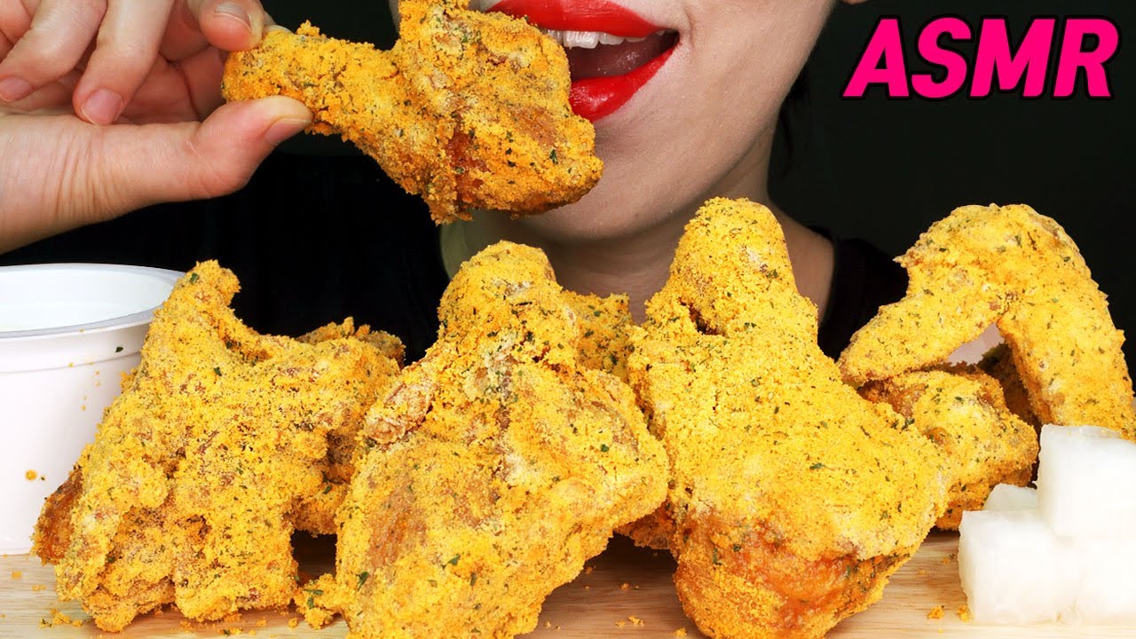 뿌링클 치킨 리얼사운드 먹방 ASMR Fried CHICKEN [EATING SOUNDS] NO TALKING MUKBANG