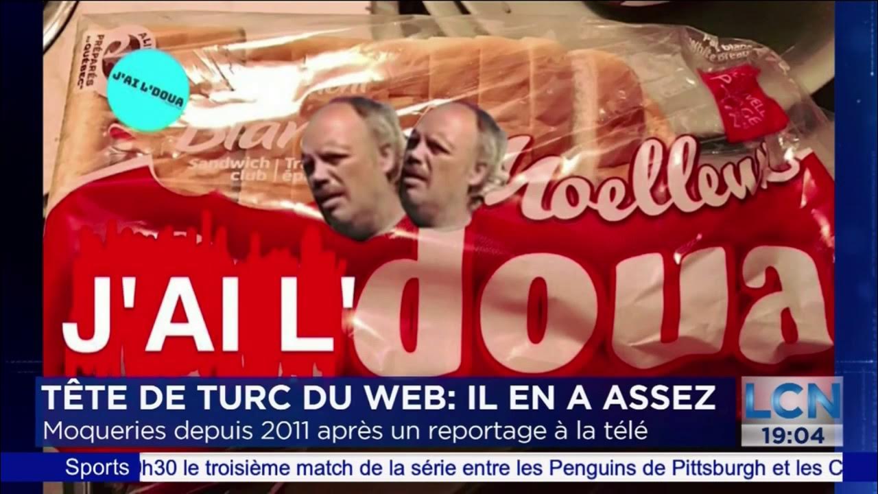 Denis Lévesque L'exaspération de Marc McDermott «J'ai l'doua!» YouTube