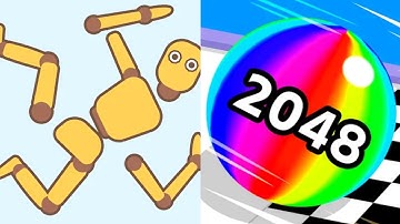 RagdollBreak VS Ball Run 2048 IOS Android PST Gameplay