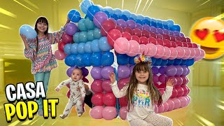 Como fazer casa de pop it Fidegt Toys | Jéssica Godar E Laurinha E Helena E Gabriel