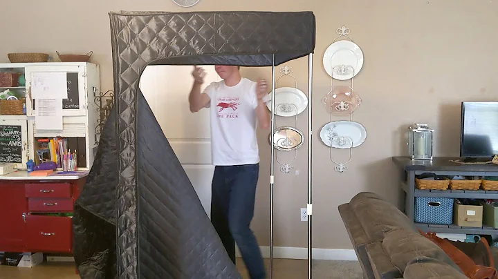 Unboxing and setup for Cosvalve full size portable steam sauna time lapse