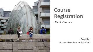 Course Registration: Part 1 - Overview