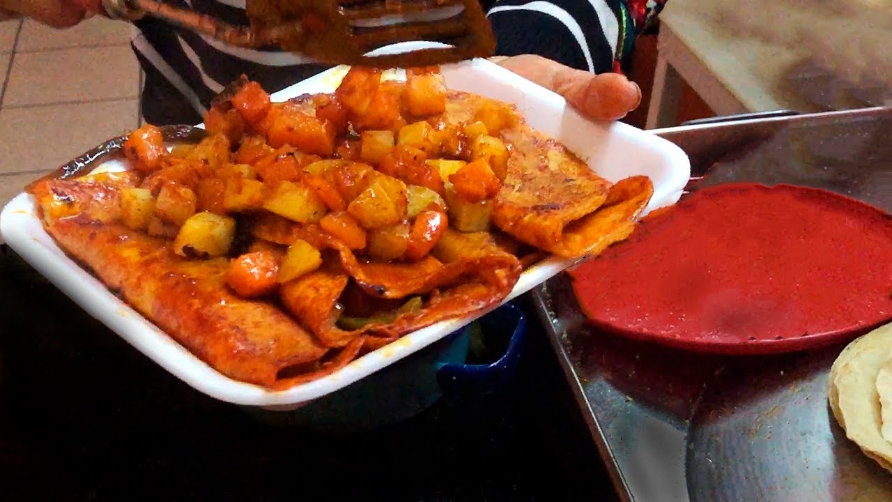 enchiladas morelianas de carne YouTube