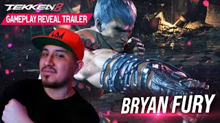 Tekken 8 BRYAN FURY Gameplay Trailer looks SCARY - Roo Kang Reaction