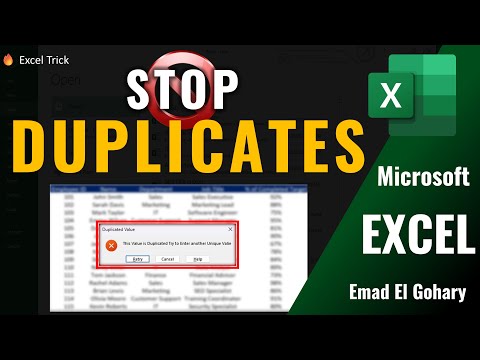 Prevent Duplicates in Excel with Data Validation   Easy Step by Step Guide