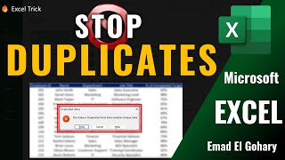 Prevent Duplicates in Excel with Data Validation   Easy Step by Step Guide