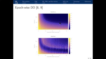 Двойной спуск, широкие минимумы и стохастический градиентный спуск