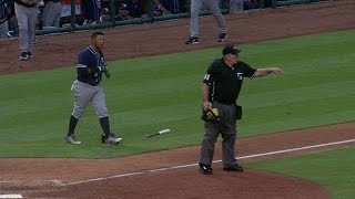 SD@STL: Solarte ejected for slamming helmet after K