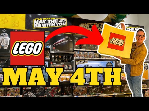 MAY THE 4TH LEGO STORE SHOPPING: EXCLUSIVE STAR WARS BAG!