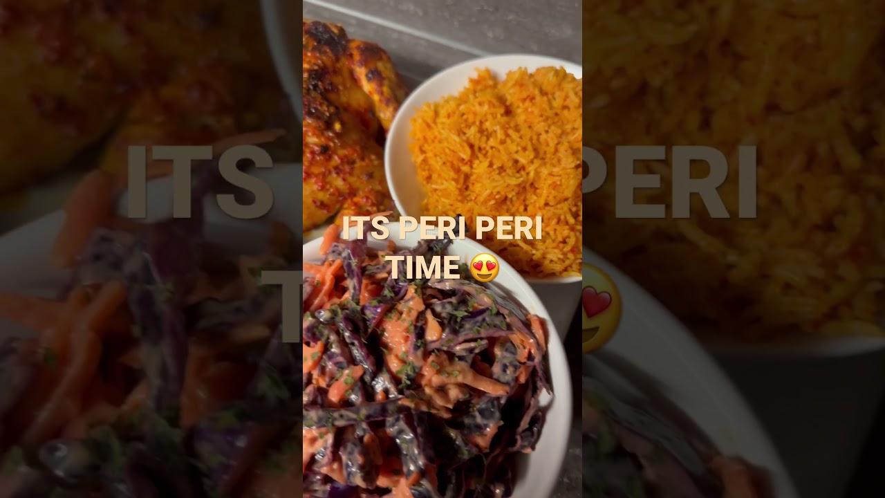 When you want Nando’s but at home🤤