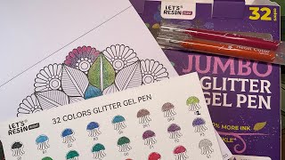 Letsresin gel pens | Adult colouring