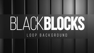 Information #27 Black Vertical Blocks Loop Background // Videohive News