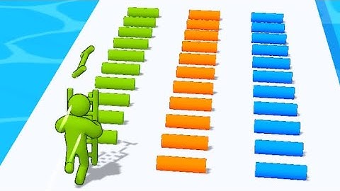 Ladder Master Color Run - All Levels Gameplay Android, iOS