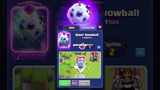 Snowball Evolution #clashroyale
