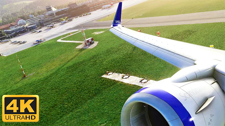 (4K) Microsoft Flight Simulator 2020 - ULTRA REALISM - SAS 737-700 Takeoff From Famous Innsbruck