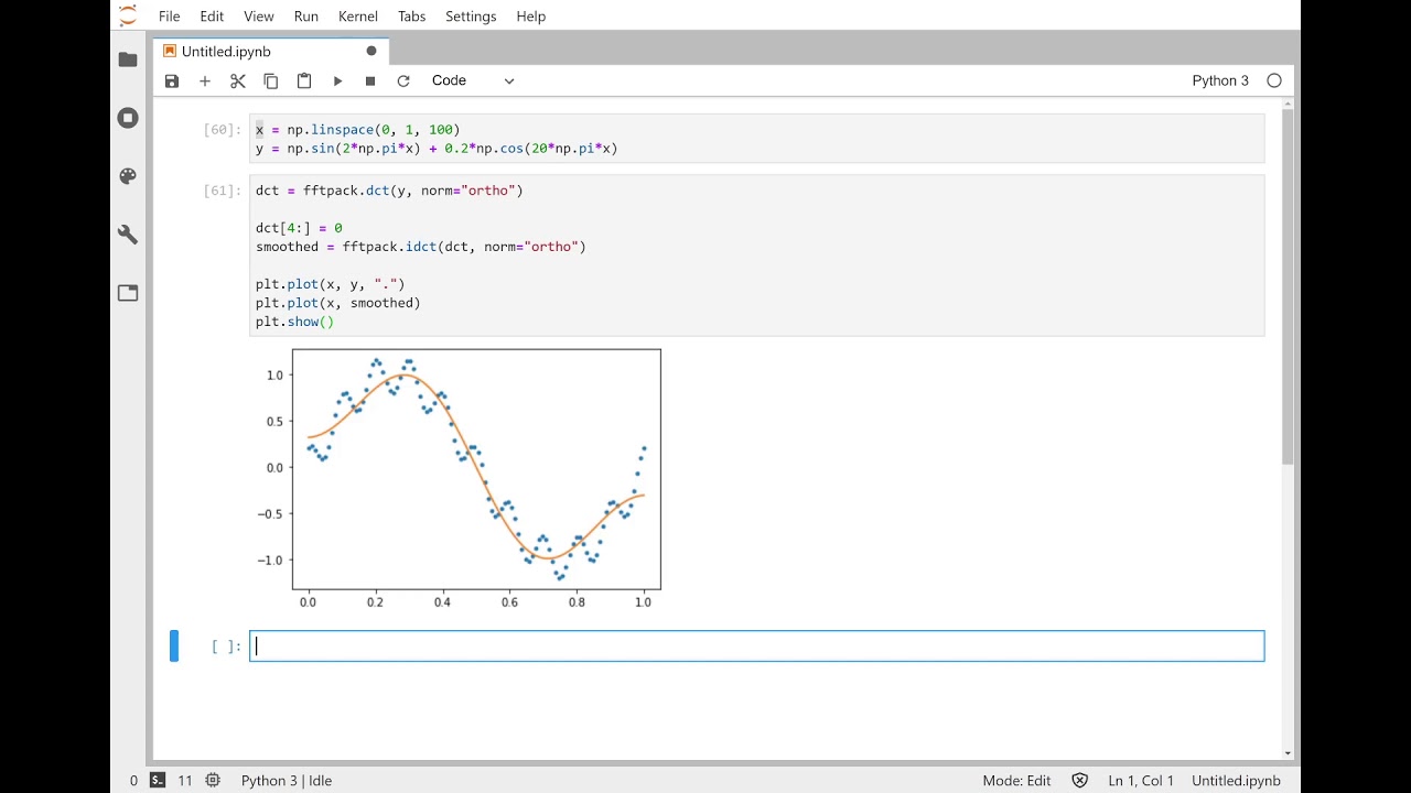 Fourier Filtering and Smoothing - YouTube