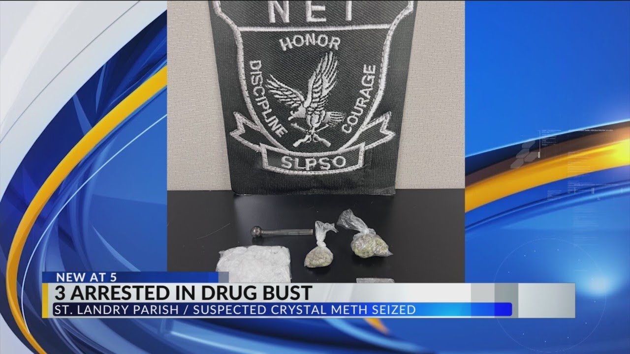 3 arrested in drug bust - YouTube