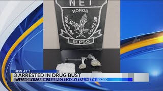 3 arrested in drug bust