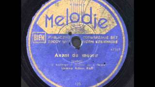 Tadeusz Miller - Avant de mourir.