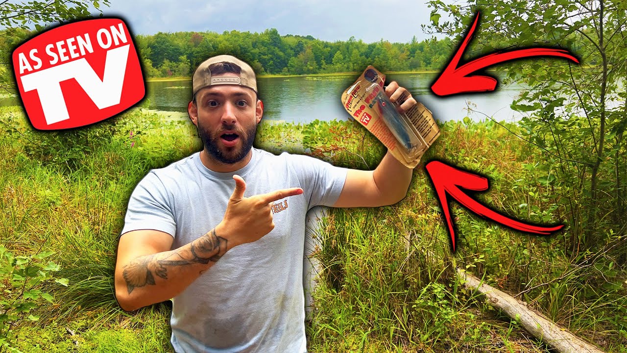AS SEEN ON TV FISHING LURE CHALLENGE!!!! YouTube