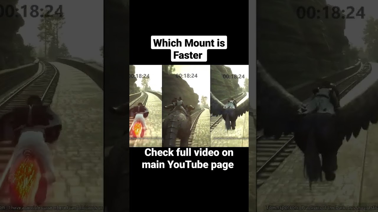 Which Hogwarts Legacy mount is the fastest