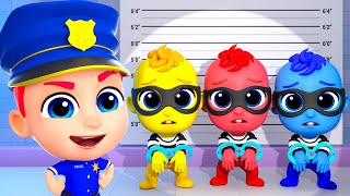 Police Catch the Thief | Police Patrol Team | Tinytots Nursery Rhymes & Kids Songs