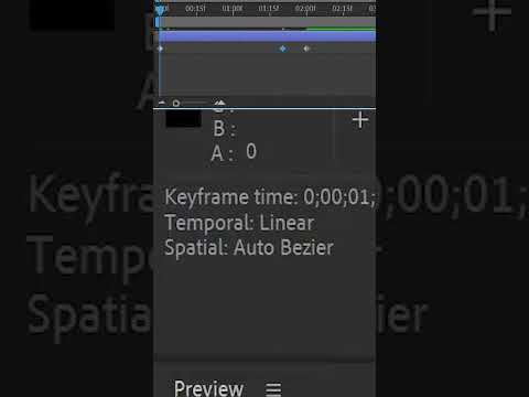 After Effects Bezier Keyframes #aftereffects #beziers #béziers
