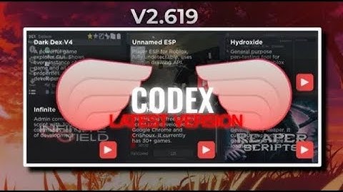 ROBLOX CODEX EXECUTOR |  Roblox Executor/Exploit - PC & Android | 2024